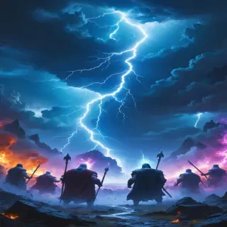 The gods of Olympus watching from the heavens as Zeus and Kratos engage in their ultimate battle, their expressions filled with dread.